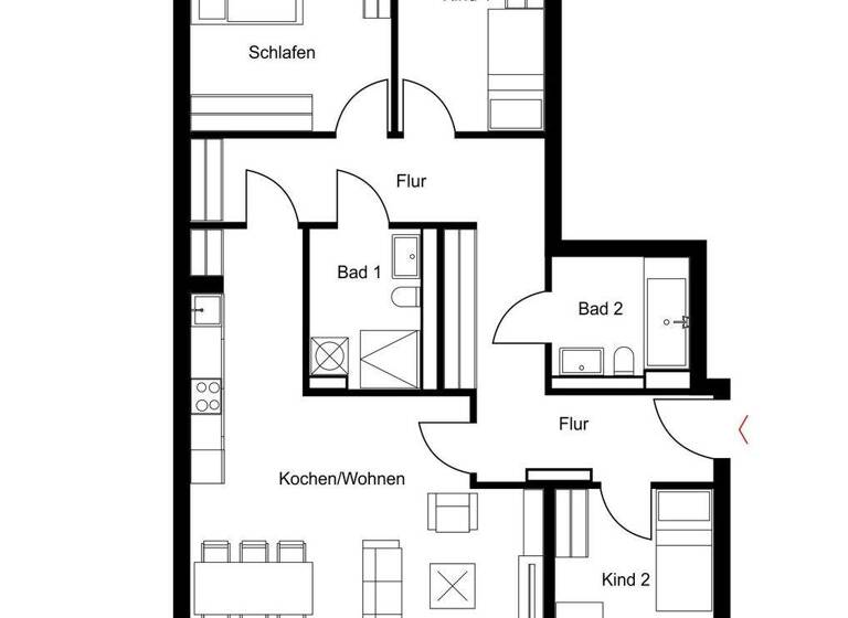 Wohnung zur Miete 1.884 € 4 Zimmer 112 m² 5. Geschoss Elsa-Neumann-Straße 57 Siemensstadt Berlin 13629