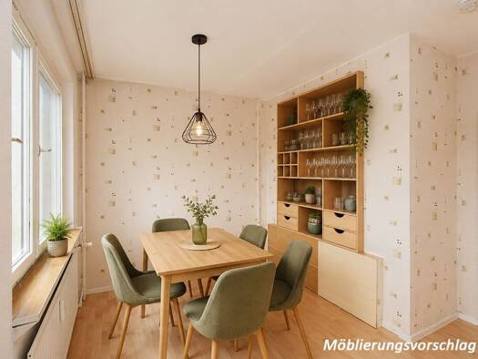 Wohnung zur Miete 297 € 3 Zimmer 57,2 m² 2. Geschoss Am Rosengarten 83 A Ammendorf-Beesen Halle (Saale) 06132