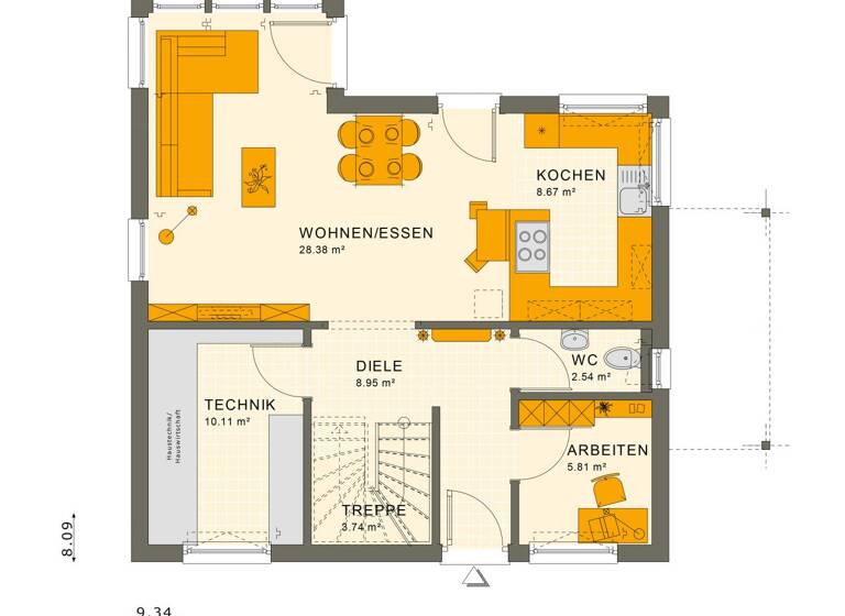 Einfamilienhaus zum Kauf 343.199 € 5 Zimmer 125 m² 776 m² Grundstück Kronweiler 55767