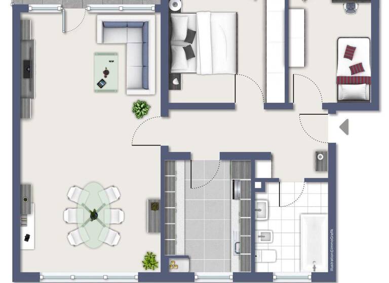 Wohnung zum Kauf 187.500 € 3 Zimmer 86,6 m² Innenstadt Ahlen 59227