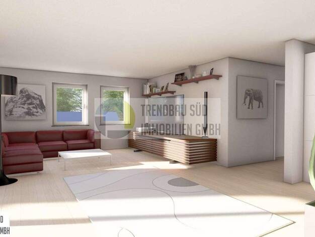 Wohnung zum Kauf - Neubau provisionsfrei 408.500 € 3,5 Zimmer 89,8 m² EG Dellmensinger Straße 9 Ersingen Erbach 89155