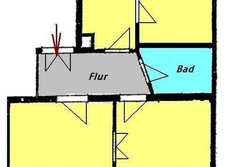 Wohnung zur Miete 680 € 3 Zimmer 72,9 m² 2. Geschoss frei ab 01.06.2026 Probstheida Leipzig 04289