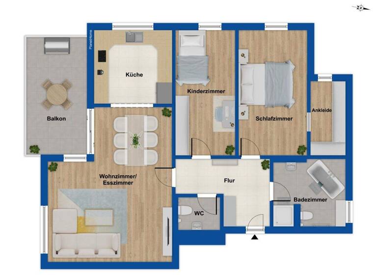Wohnung zum Kauf 295.000 € 3 Zimmer 99 m² Lemgo 32657
