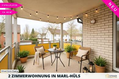 Wohnung zum Kauf 149.457 € 2 Zimmer 65 m² 1. Geschoss Hüls - Nord Marl 45770