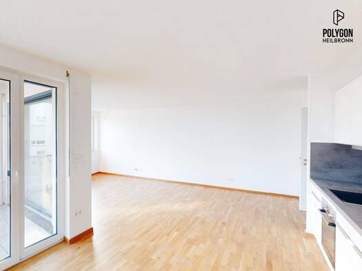 Wohnung zur Miete - Erstbezug 1.235 € 3 Zimmer 80 m² 2. Geschoss Happelstraße 47 Heilbronn 74074