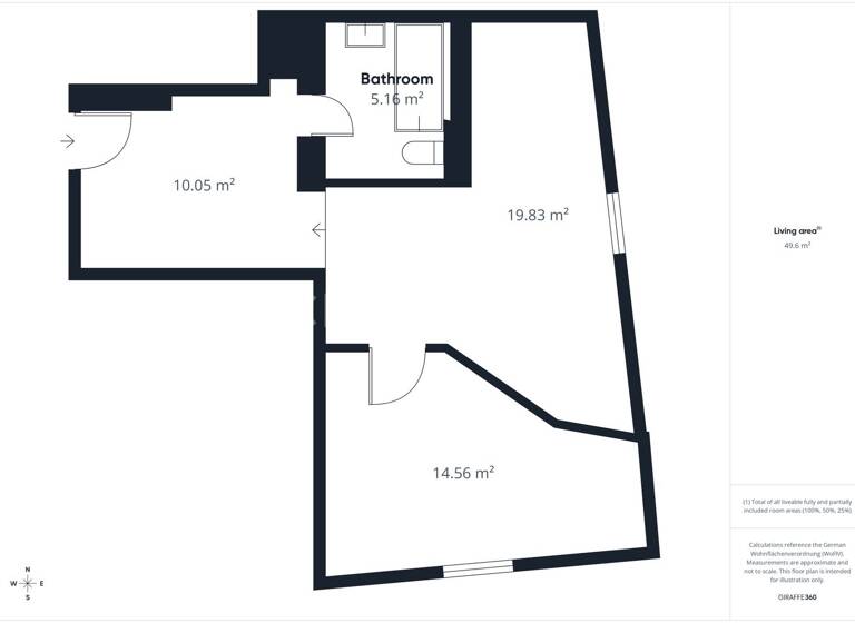 Wohnung zum Kauf 248.000 € 2 Zimmer 49 m² 1. Geschoss frei ab sofort Ruhpolding 83324