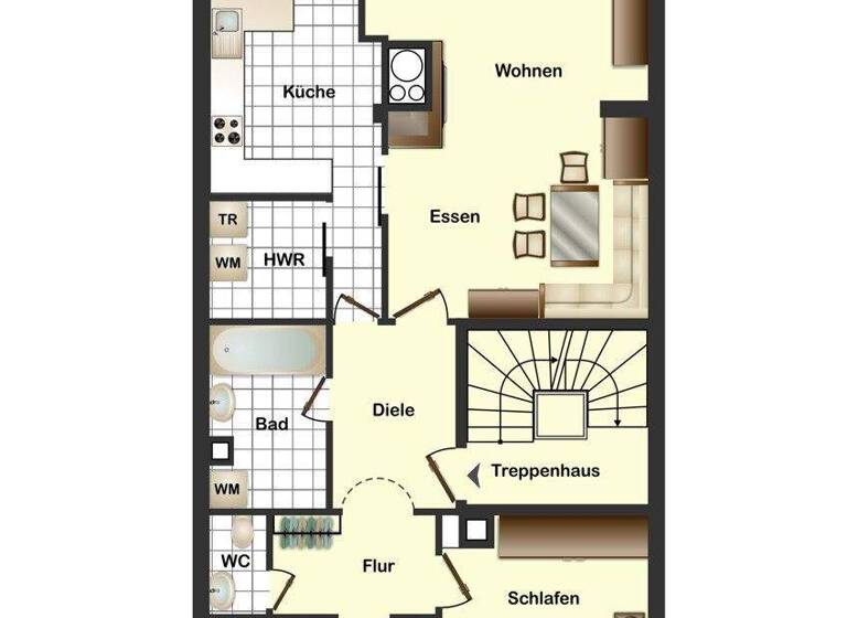 Wohnung zur Miete 1.060 € 3,5 Zimmer 101,1 m² 2. Geschoss frei ab 01.05.2026 Karlstraße 21 Crailsheim 74564