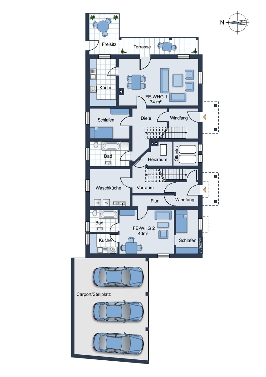 Mehrfamilienhaus zum Kauf 599.000 € 11 Zimmer 250 m²<br/>Wohnfläche 825 m²<br/>Grundstück Waldberg Bobingen / Waldberg 86399