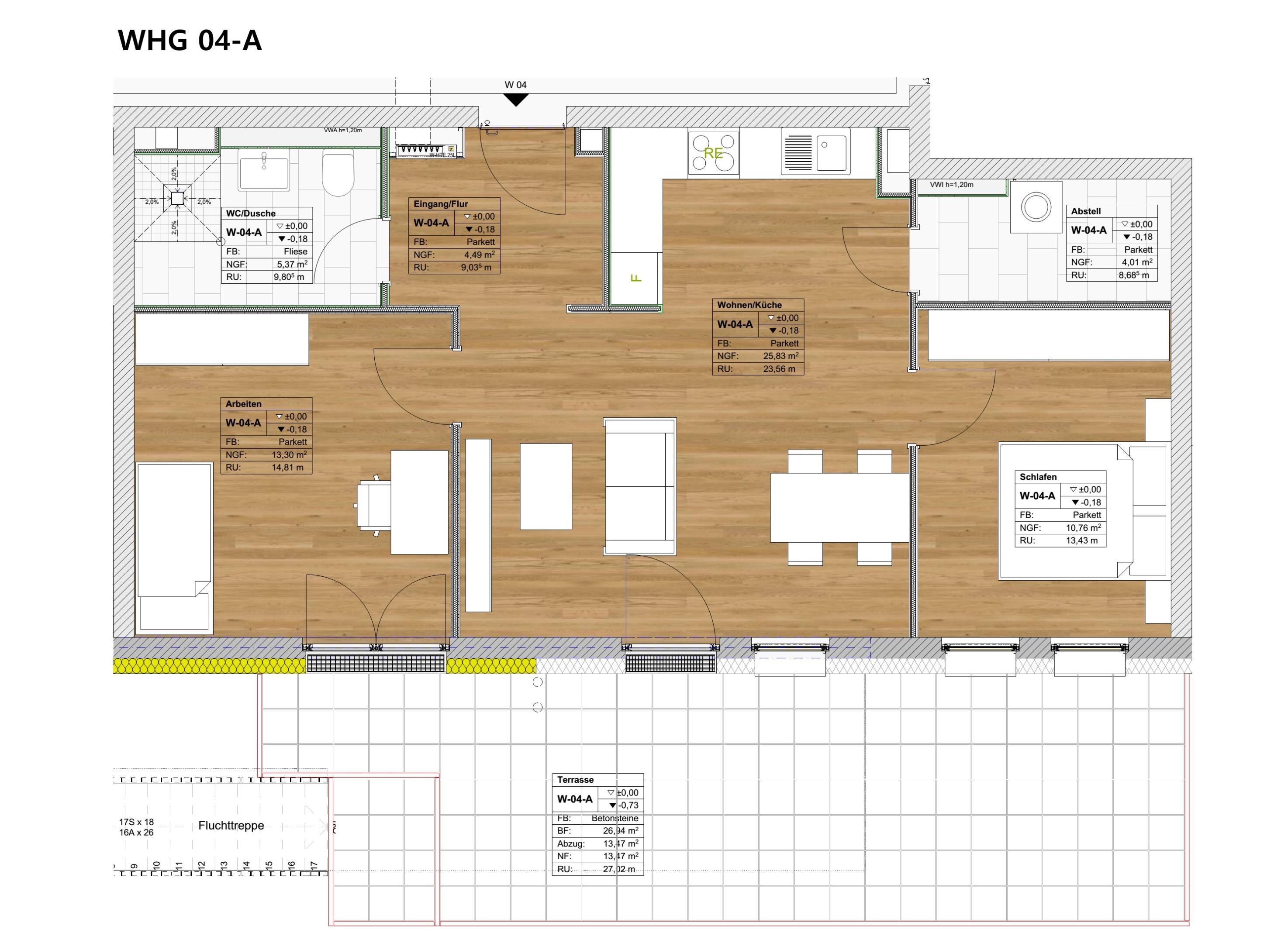 Wohnung zum Kauf provisionsfrei 409.000 € 3 Zimmer 79,2 m²<br/>Wohnfläche Alt-Kürenz 1 Trier 54295