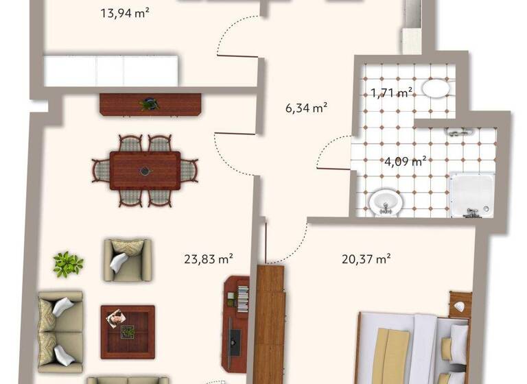 Wohnung zum Kauf 155.000 € 3 Zimmer 79,5 m² Giesenkirchen Mönchengladbach 41238