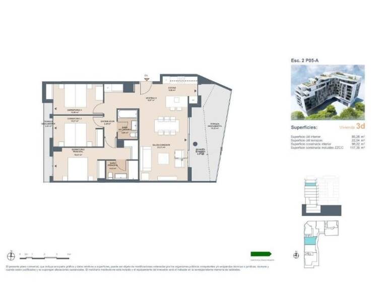 Penthouse zum Kauf 443.600 € 4 Zimmer 125 m² Alicante 03001