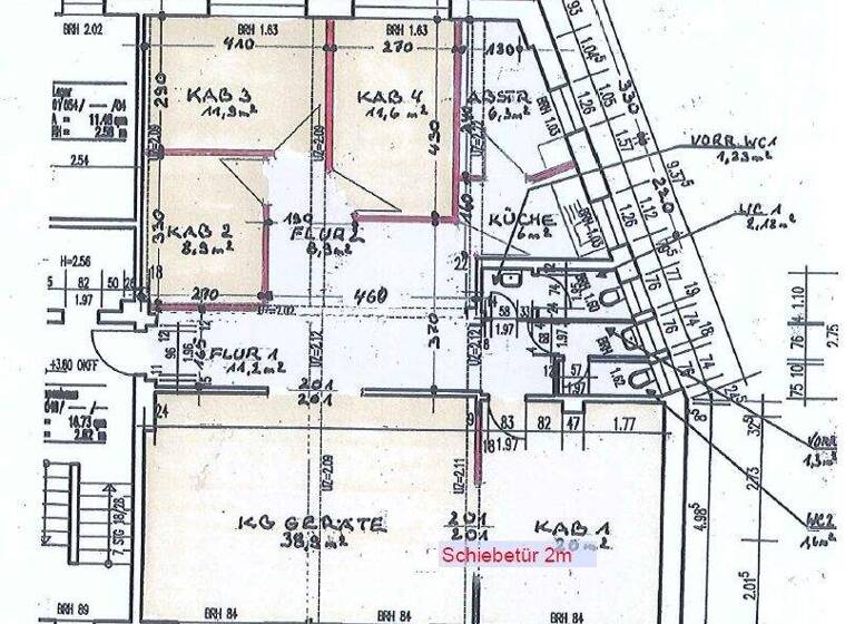 Bürofläche zur Miete 1.554 € 4 Zimmer 130 m² Bürofläche Dulsberg Hamburg 22049