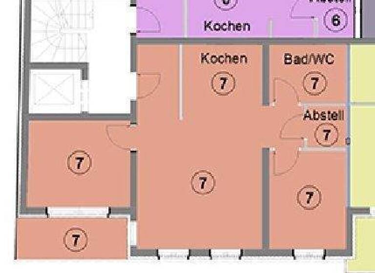 Wohnung zur Miete 880 € 3 Zimmer 67,5 m² 2. Geschoss frei ab 01.03.2026 Friedrichstraße 20 Gotha 99867