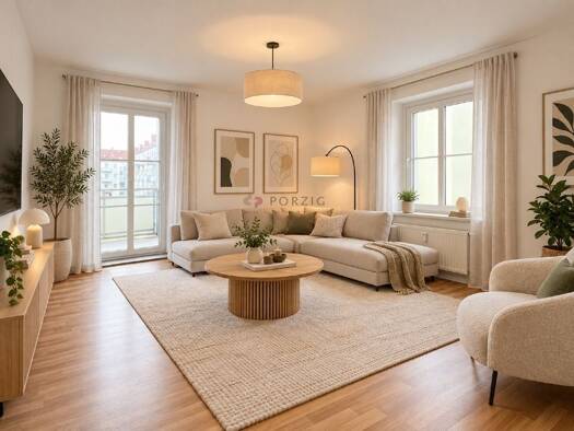 Wohnung zur Miete 330 € 2 Zimmer 50,3 m² 2. Geschoss Carl-von-Ossietzky-Straße 20 Lutherviertel Chemnitz 09126