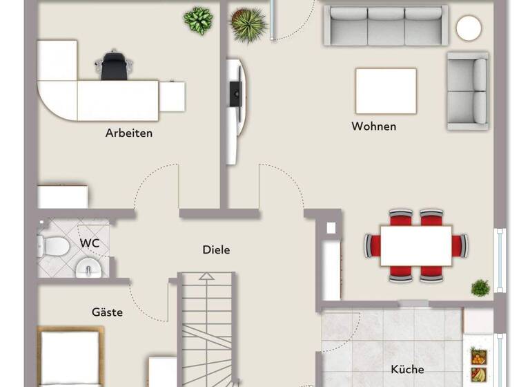 Doppelhaushälfte zum Kauf 339.000 € 6 Zimmer 126 m² 469 m² Grundstück Dauborn Hünfelden 65597
