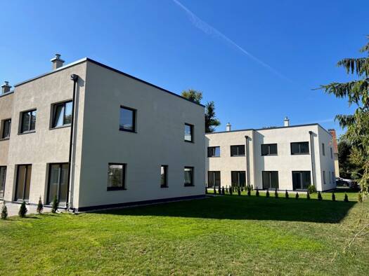 Doppelhaushälfte zur Miete - Erstbezug 2.500 € 5 Zimmer 128 m² 450 m² Grundstück frei ab sofort Hauptstraße 54 Französisch Buchholz Pankow 13127