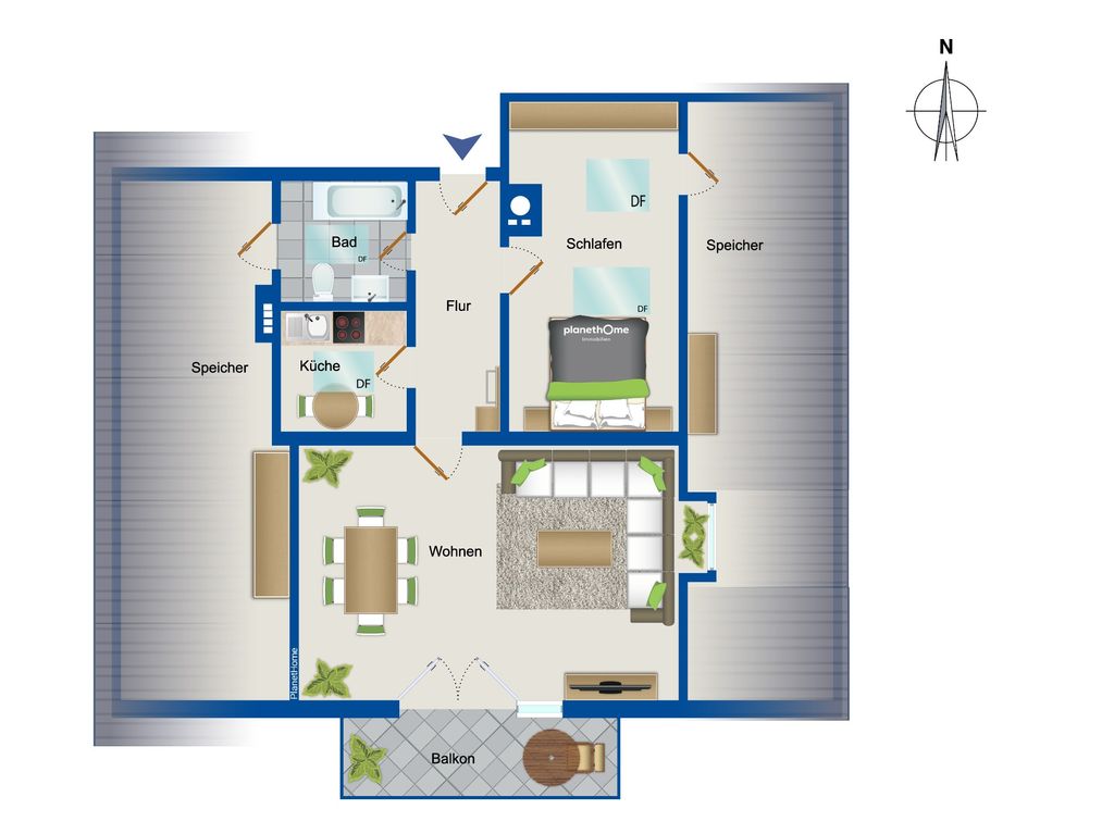 Wohnung zum Kauf 360.000 € 2 Zimmer 60 m²<br/>Wohnfläche Weißach Kreuth 83700