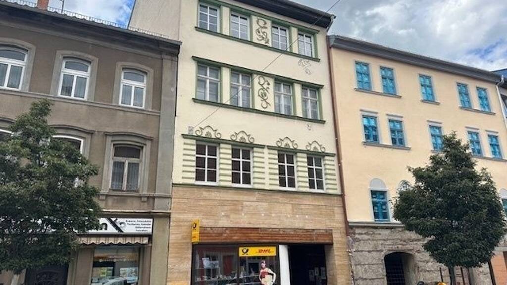 Mehrfamilienhaus zum Kauf 109.900 € 14 Zimmer 464 m² 171 m² Grundstück Pößneck,Stadt Pößneck 07381