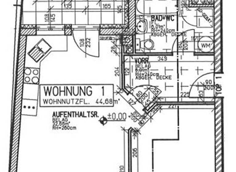 Wohnung zur Miete 616 € 44,7 m² Neupölla 21/1 Neupölla 3593