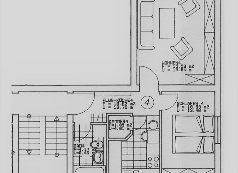 Wohnung zur Miete 290 € 2 Zimmer 39,7 m²<br/>Wohnfläche 1.<br/>Geschoss 01.08.2025<br/>Verfügbarkeit Heideweg 9 Prenzlau Prenzlau 17291