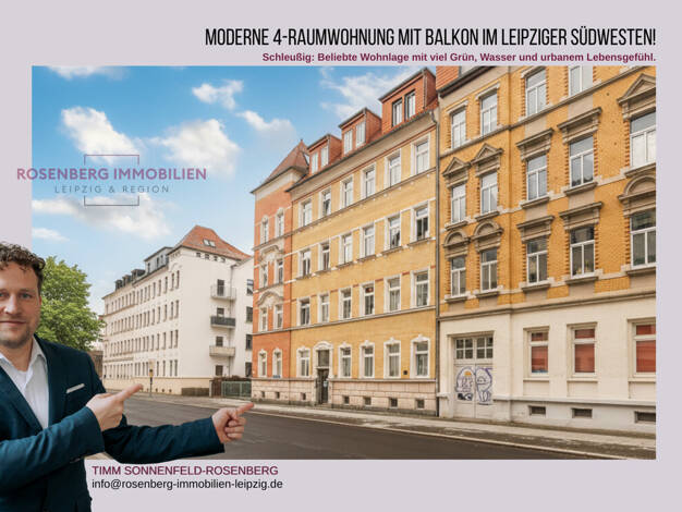 Wohnung zum Kauf 249.900 € 4 Zimmer 90,9 m² 2. Geschoss Schnorrstraße 40 WE05 Schleußig Leipzig / Schleußig 04229