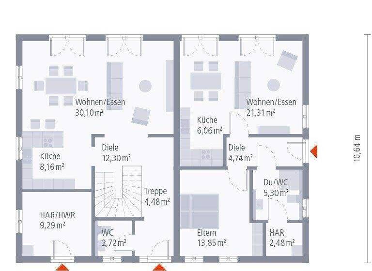 Einfamilienhaus zum Kauf 890.000 € 8 Zimmer 242 m² 700 m² Grundstück Leerstetten Schwanstetten 90596
