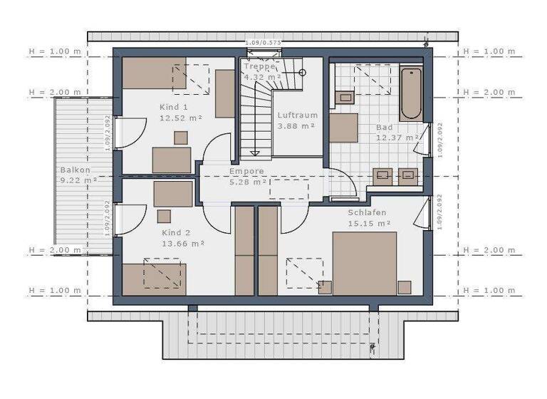 Einfamilienhaus zum Kauf provisionsfrei 665.440 € 5 Zimmer 137 m² 571 m² Grundstück Schopfheim 79650