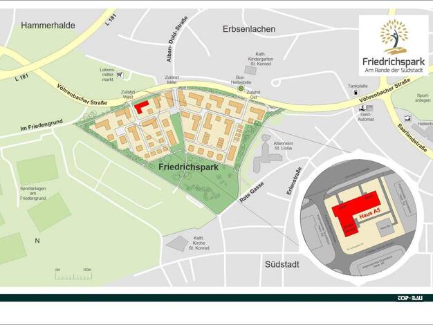 Wohnung zum Kauf - Neubau provisionsfrei 388.750 € 2 Zimmer 73,3 m² Vöhrenbacher Straße 47 Villingen Villingen-Schwenningen 78050
