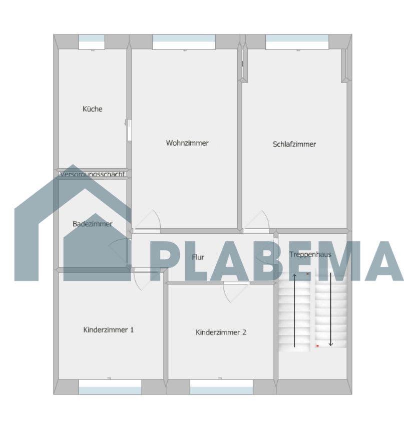 Wohnung zur Miete 340 € 4 Zimmer 84,3 m²<br/>Wohnfläche 4.<br/>Geschoss Am Hafen 11 Lübz Lübz 19386