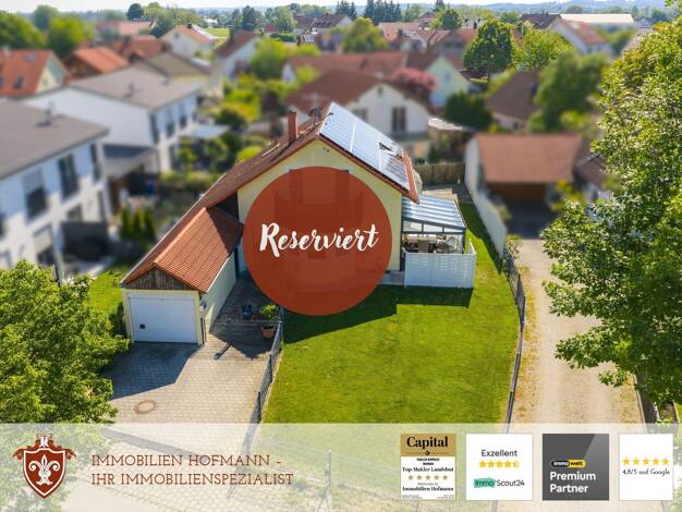 Einfamilienhaus zum Kauf 549.000 € 4 Zimmer 114 m² 497 m² Grundstück Kornblumenweg 8 Bruckbergerau Bruckberg 84079