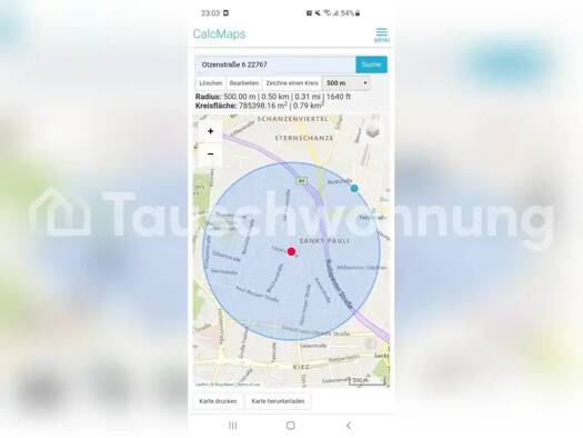 Wohnung zur Miete Tauschwohnung 950 € 2,5 Zimmer 58 m² 4. Geschoss St. Pauli Hamburg 22767