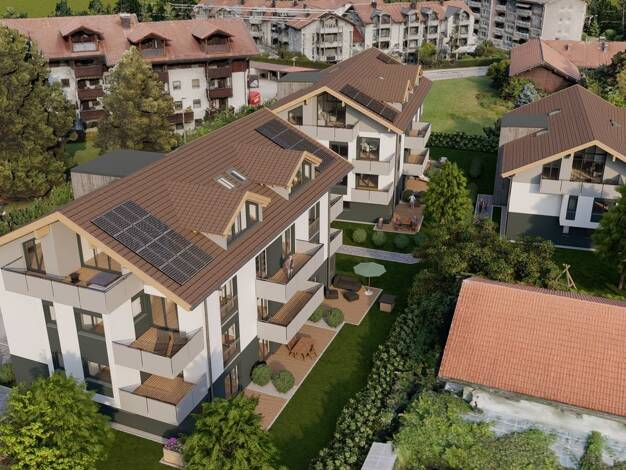 Terrassenwohnung zum Kauf - Erstbezug 559.000 € 3 Zimmer 86 m² EG Lambergstraße 17 Haslach Traunstein 83278