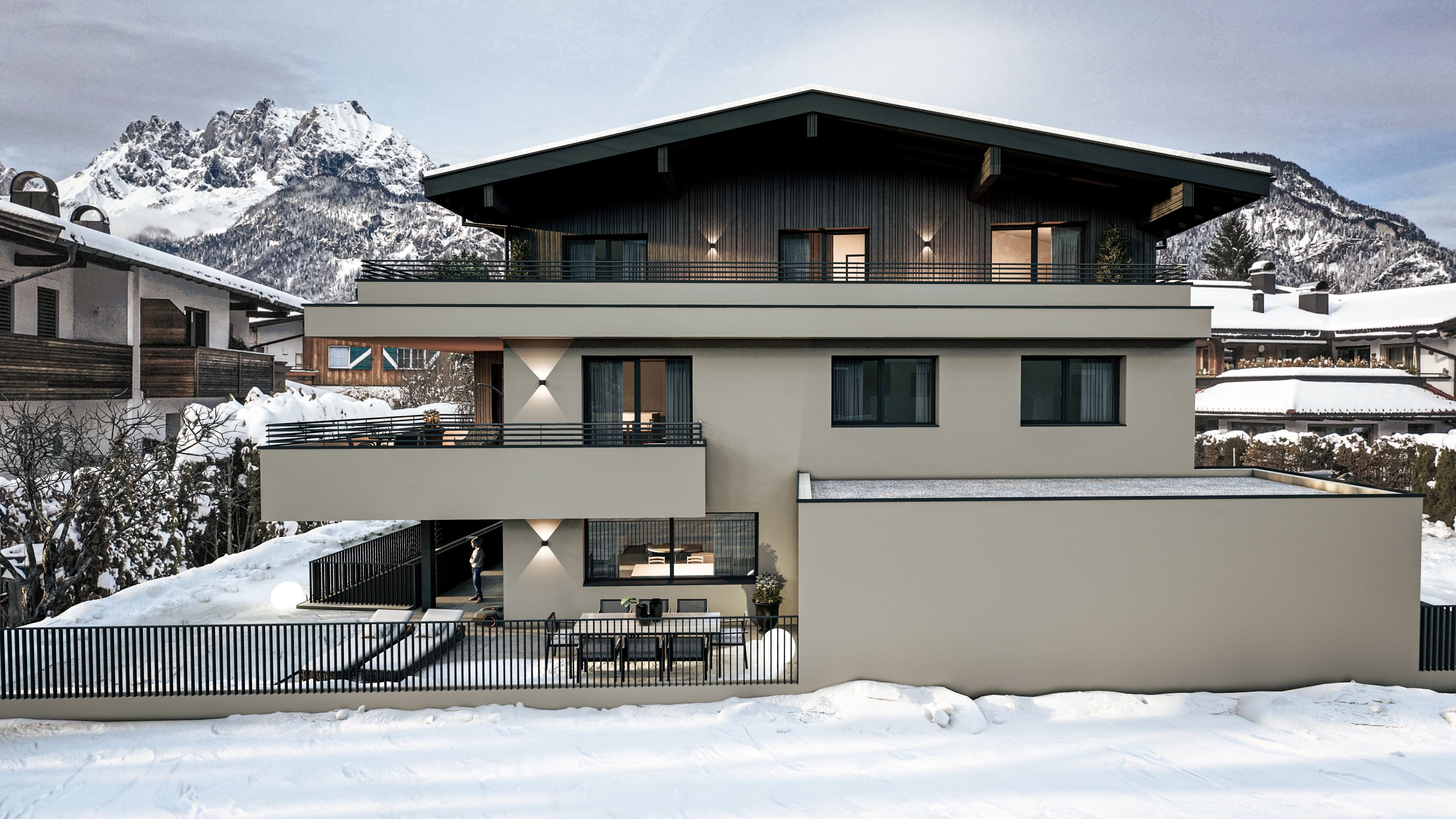 Maisonette zum Kauf provisionsfrei 1.050.000 € 3 Zimmer 114,6 m²<br/>Wohnfläche EG<br/>Geschoss Prantlstr. 1b St. Johann in Tirol 6380