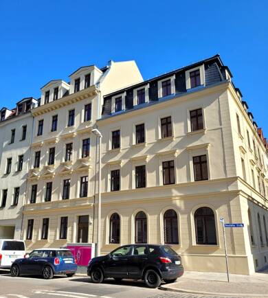 Wohnung zur Miete - Erstbezug 1.490 € 4 Zimmer 102,2 m² 3. Geschoss Neustädter Straße 30 Neustadt-Neuschönefeld Leipzig / Neustadt-Neuschönefeld 04315