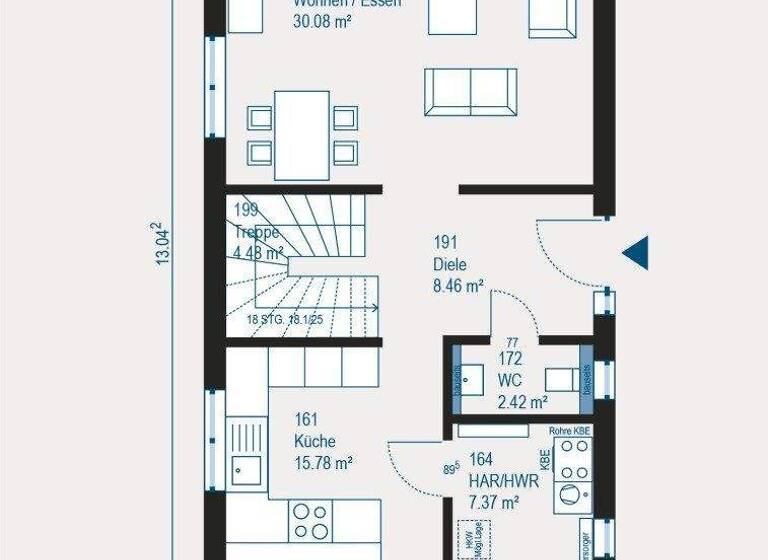 Stadthaus zum Kauf provisionsfrei 691.000 € 5 Zimmer 204,9 m² 254 m² Grundstück Mörfelden Mörfelden-Walldorf 64546