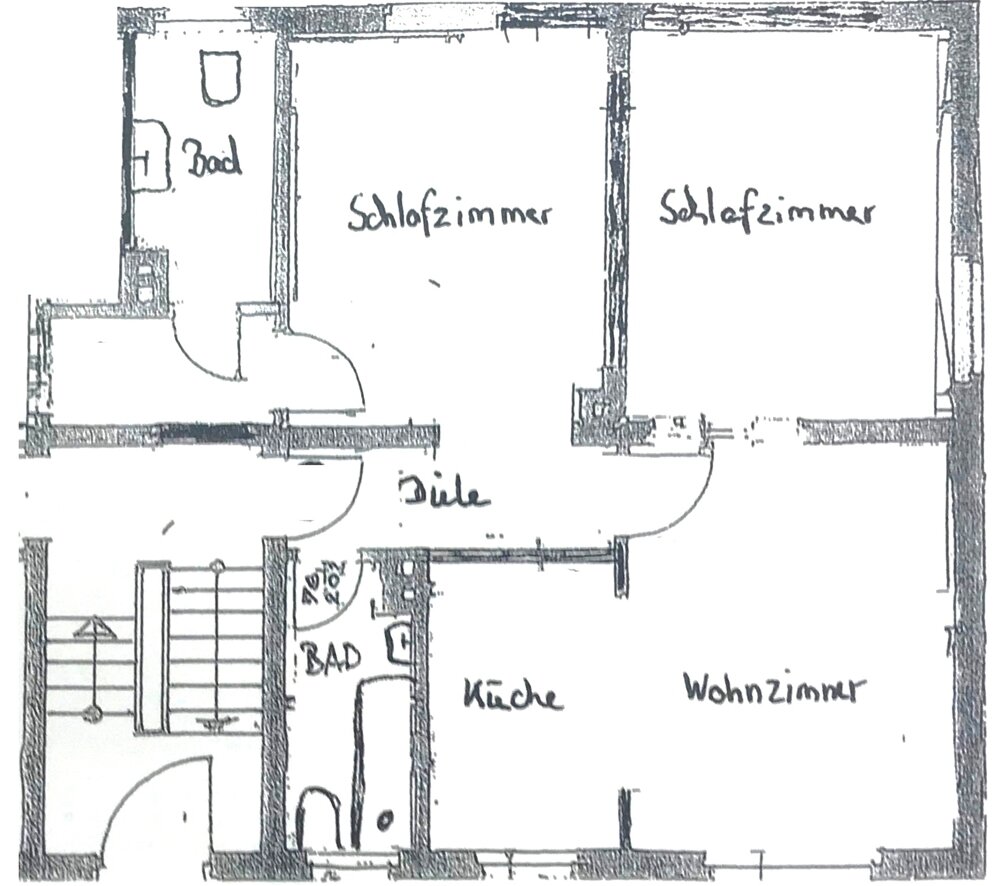 Wohnung zur Miete 495 € 3 Zimmer 64 m²<br/>Wohnfläche EG<br/>Geschoss Unna - Mitte Unna 59425