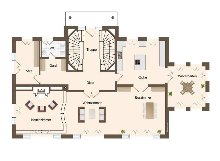 Villa zum Kauf 2.950.000 € 8 Zimmer 531 m² 2.307 m² Grundstück Bendestorf 21227