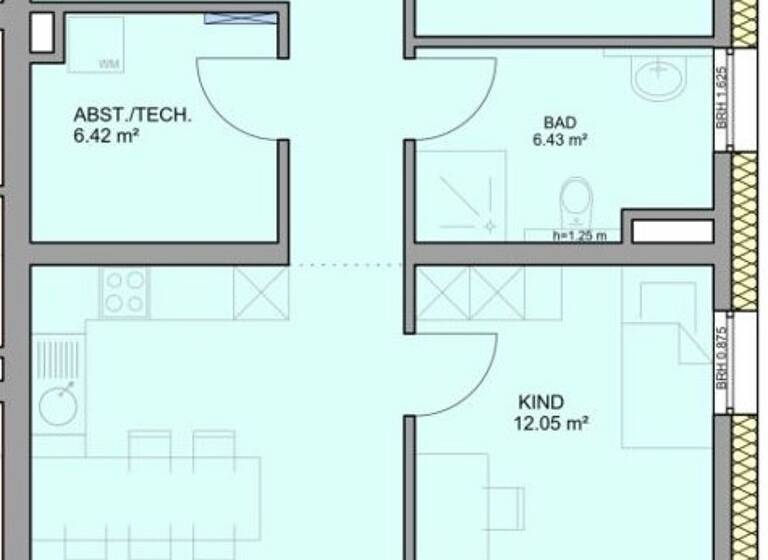 Wohnung zum Kauf - Erstbezug 349.000 € 3 Zimmer 79,8 m² Masholder Bitburg 54634