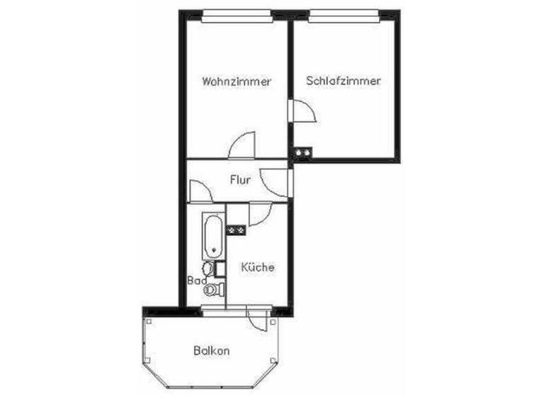 Wohnung zur Miete 310 € 2 Zimmer 52,7 m² EG Diesterwegstraße 18 Westend Plauen 08523