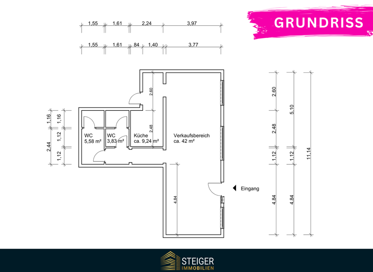 Restaurant zur Miete 1.500 € 65 m² Gastrofläche Stadtmitte Recklinghausen 45657