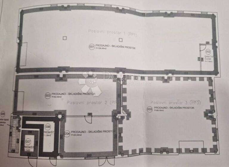 Halle/Industriefläche zum Kauf 500.000 € Staro Brestje