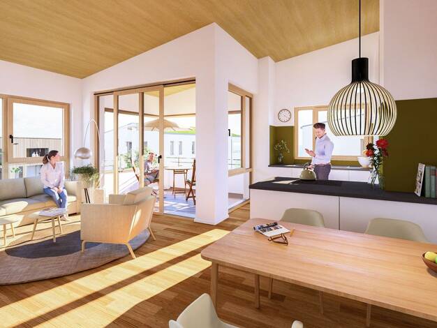 Penthouse zum Kauf - Erstbezug provisionsfrei 542.900 € 3,5 Zimmer 95,3 m² 3. Geschoss Laupheim 88471