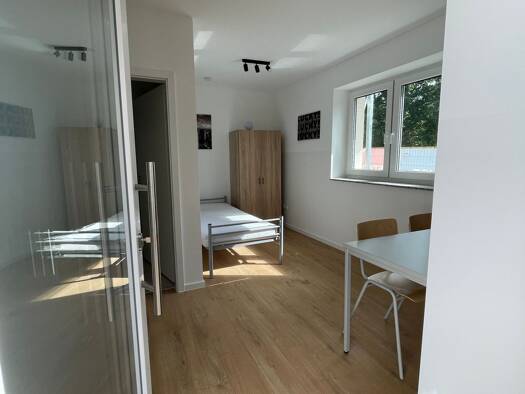 Wohnung zur Miete - Erstbezug 530 € 1 Zimmer 18 m² frei ab 01.10.2026 Petersberger Straße 109 Petersberg Petersberg 36100