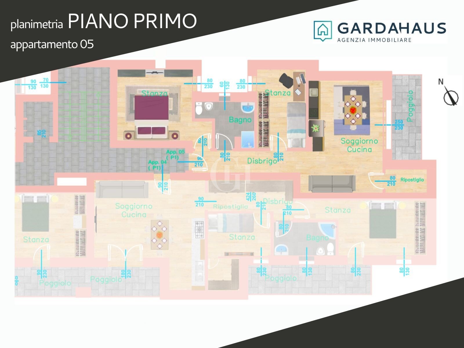 Wohnung zum Kauf 3 Zimmer 61 m²<br/>Wohnfläche 1.<br/>Geschoss ab sofort<br/>Verfügbarkeit Via Filzi 1 Arco 38062