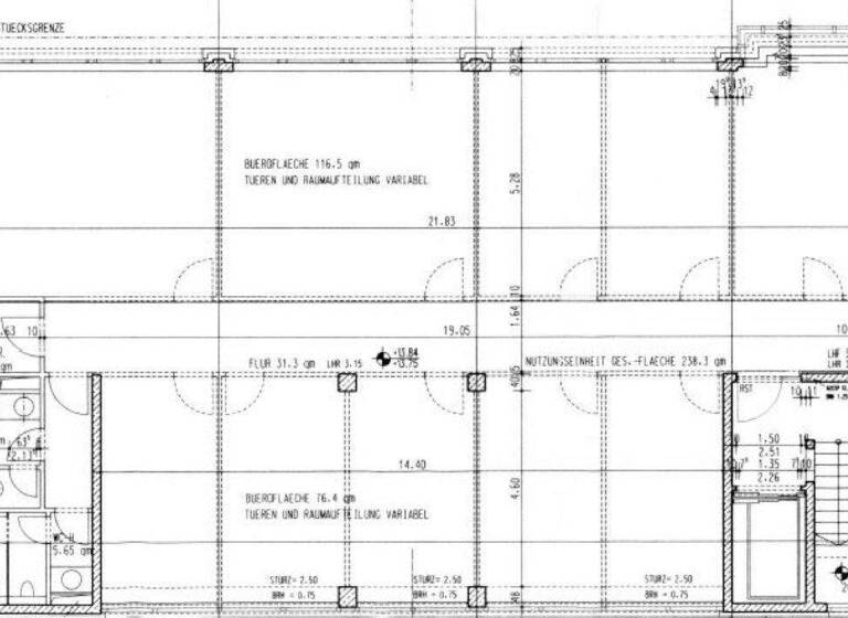 Bürofläche zur Miete provisionsfrei 11 € 240 m² Bürofläche teilbar ab 240 m² Altstadt-Mitte Oberhausen 46045