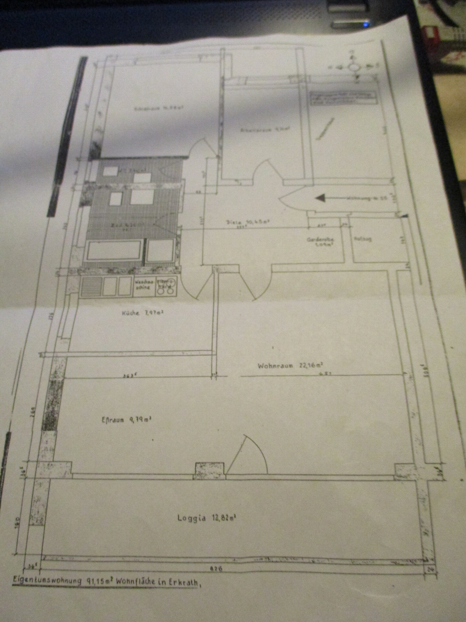 Wohnung zur Miete 900 € 3 Zimmer 91 m²<br/>Wohnfläche 5.<br/>Geschoss ab sofort<br/>Verfügbarkeit Morperstr. 70 Gerresheim Düsseldorf 40625