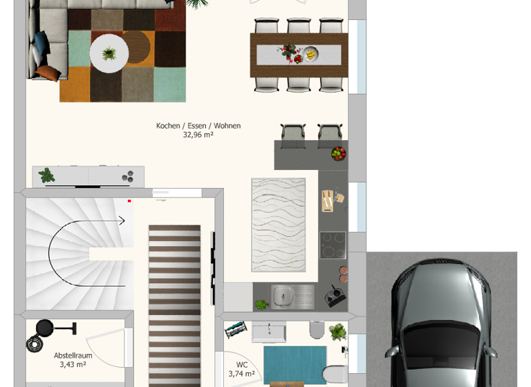 Doppelhaushälfte zum Kauf - Erstbezug 550.000 € 7 Zimmer 160 m² 250 m² Grundstück frei ab 01.07.2026 Salching 94330