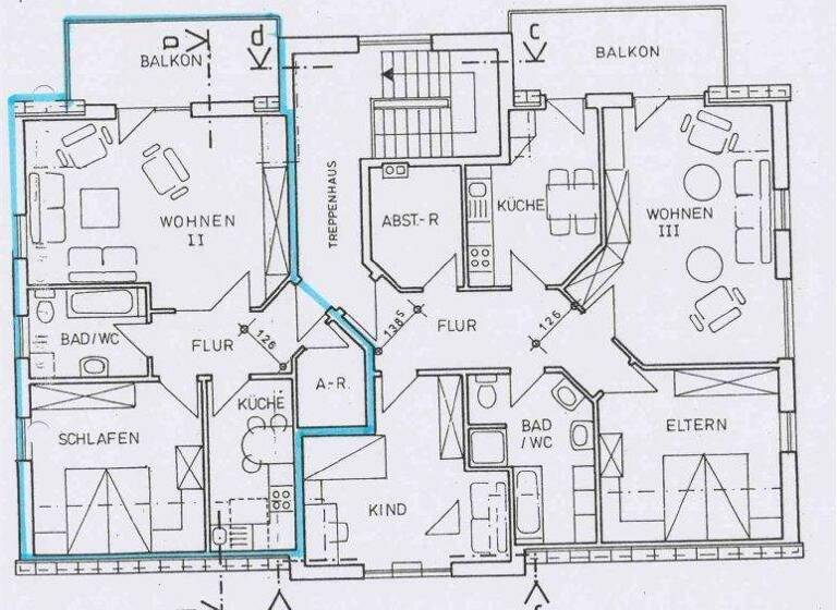 Wohnung zur Miete 585 € 2 Zimmer 60,5 m² frei ab 01.03.2026 Gartenstraße 20 Damme-Süd Damme 49401