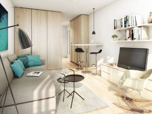 Wohnung zur Miete 610 € 1 Zimmer 20,5 m² 3. Geschoss frei ab sofort Nagahama-Allee 76 Innenstadt Innenstadt 86153