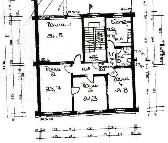 Wohnung zur Miete 943 € 4 Zimmer 120,9 m²<br/>Wohnfläche 2.<br/>Geschoss ab sofort<br/>Verfügbarkeit Haeckelstraße 9a Hasselbachplatzviertel Magdeburg 39104